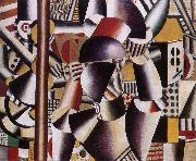 Fernard Leger The Acrobat in Circus painting